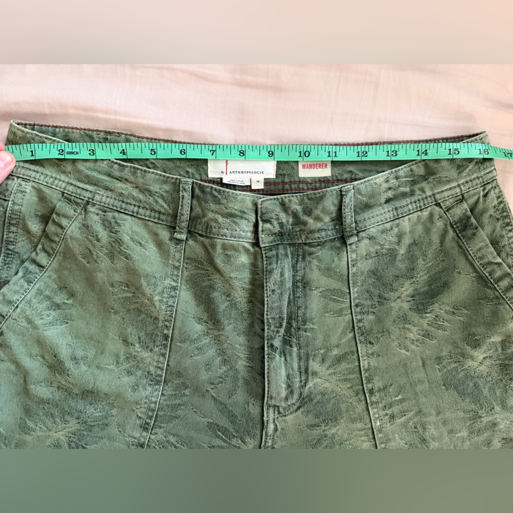 Pilcro green palm The Wonderer Women's Pants - Picture 6 of 8